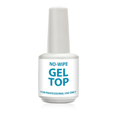 Cre8tion Empty Glass Bottle .5oz "No-Wipe Gel Top"