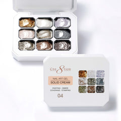 Cre8tion Nail Art Gel - Solid Cream - 04