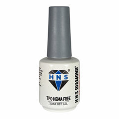 My Store HNS Diamond soak off gel tip adhesive bottle with TPO and HEMA-free formula for professional nail extensions.