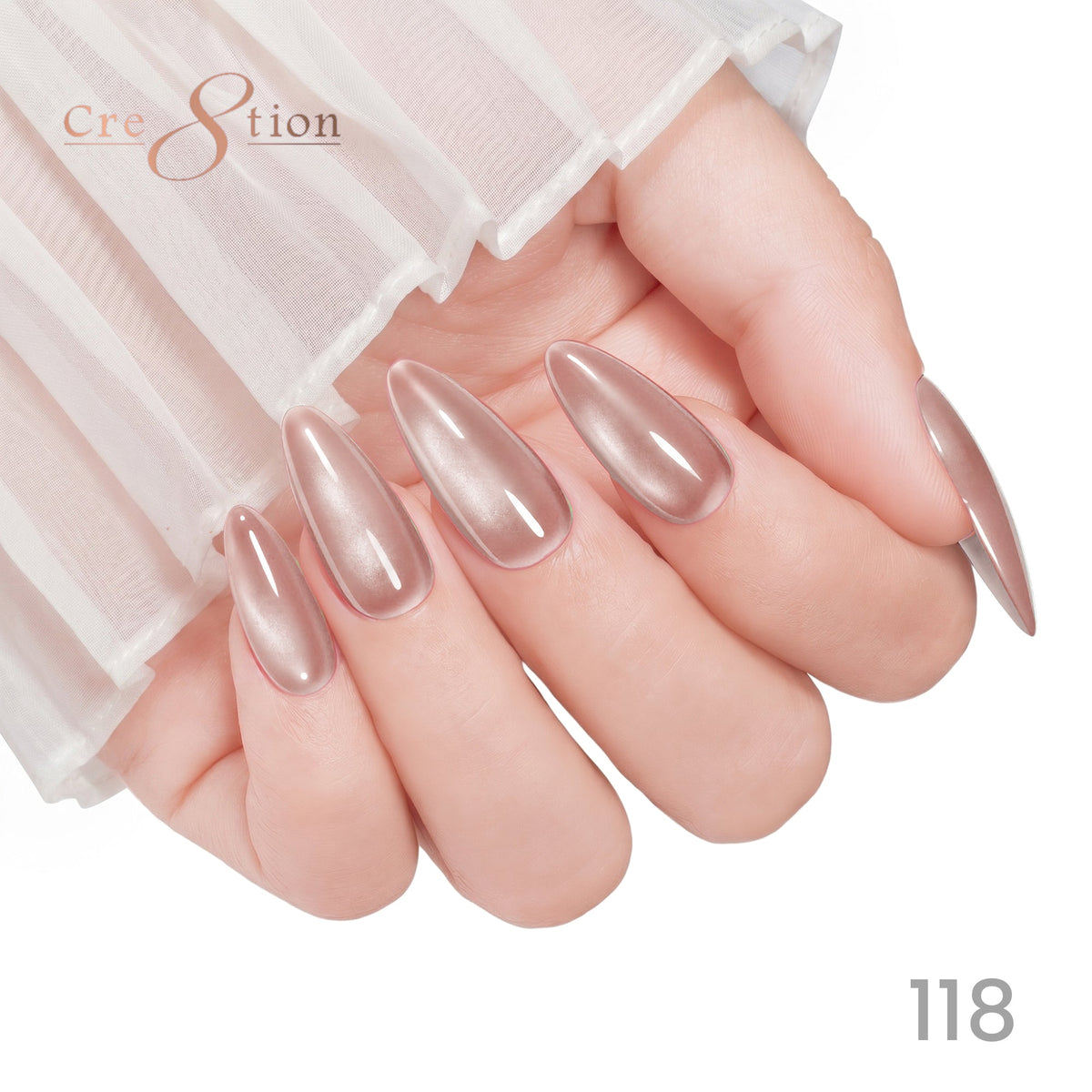 Cre8tion Cat Eye Soak Off Gel 0.5oz 118