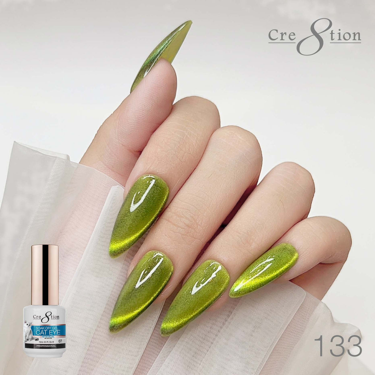 Cre8tion Cat Eye Gel 0.5oz - Mystical Collection - 133