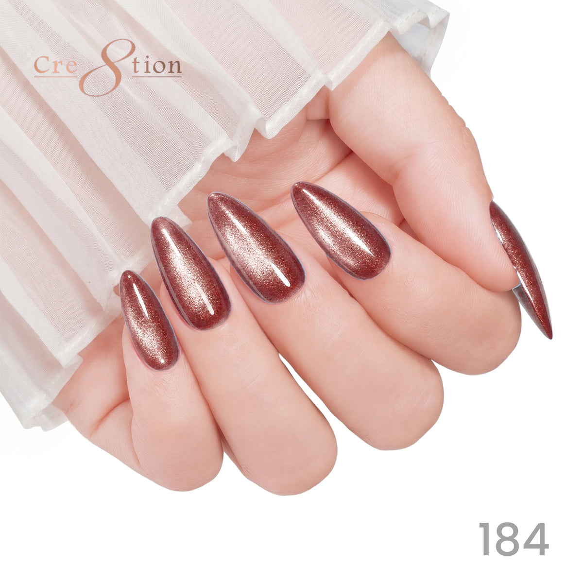 Cre8tion Cat Eye Soak Off Gel 0.5oz 184