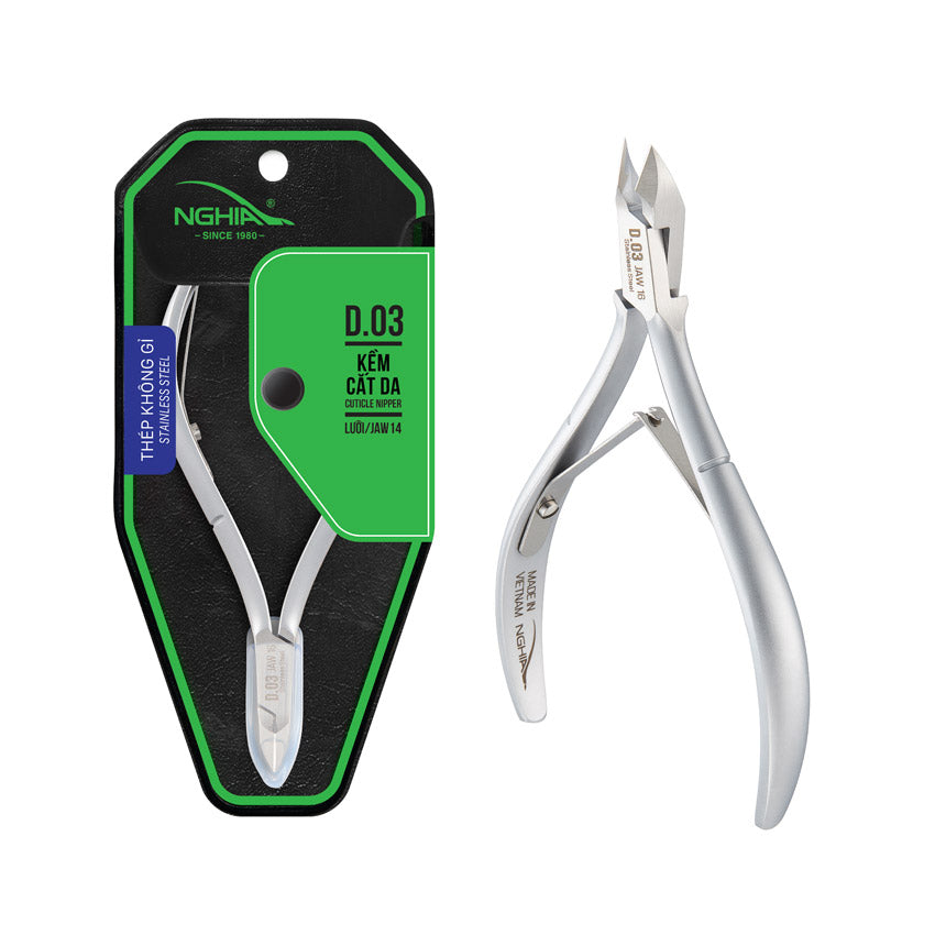 NGHIA EXPORT Cuticle Scissors - KD-704 (Stainless Steel)