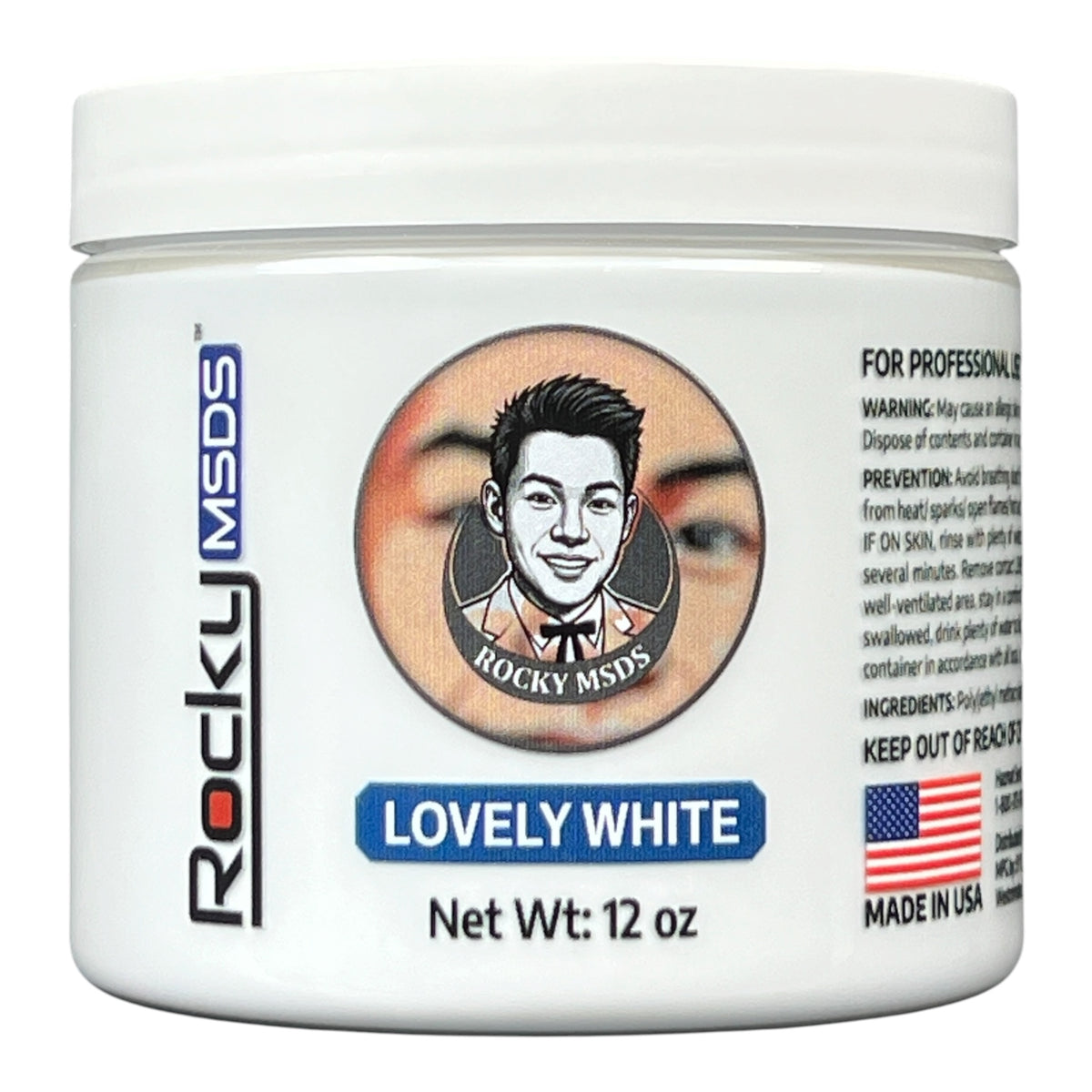 Rocky MDSD Lovely White Nail Powder 12 oz