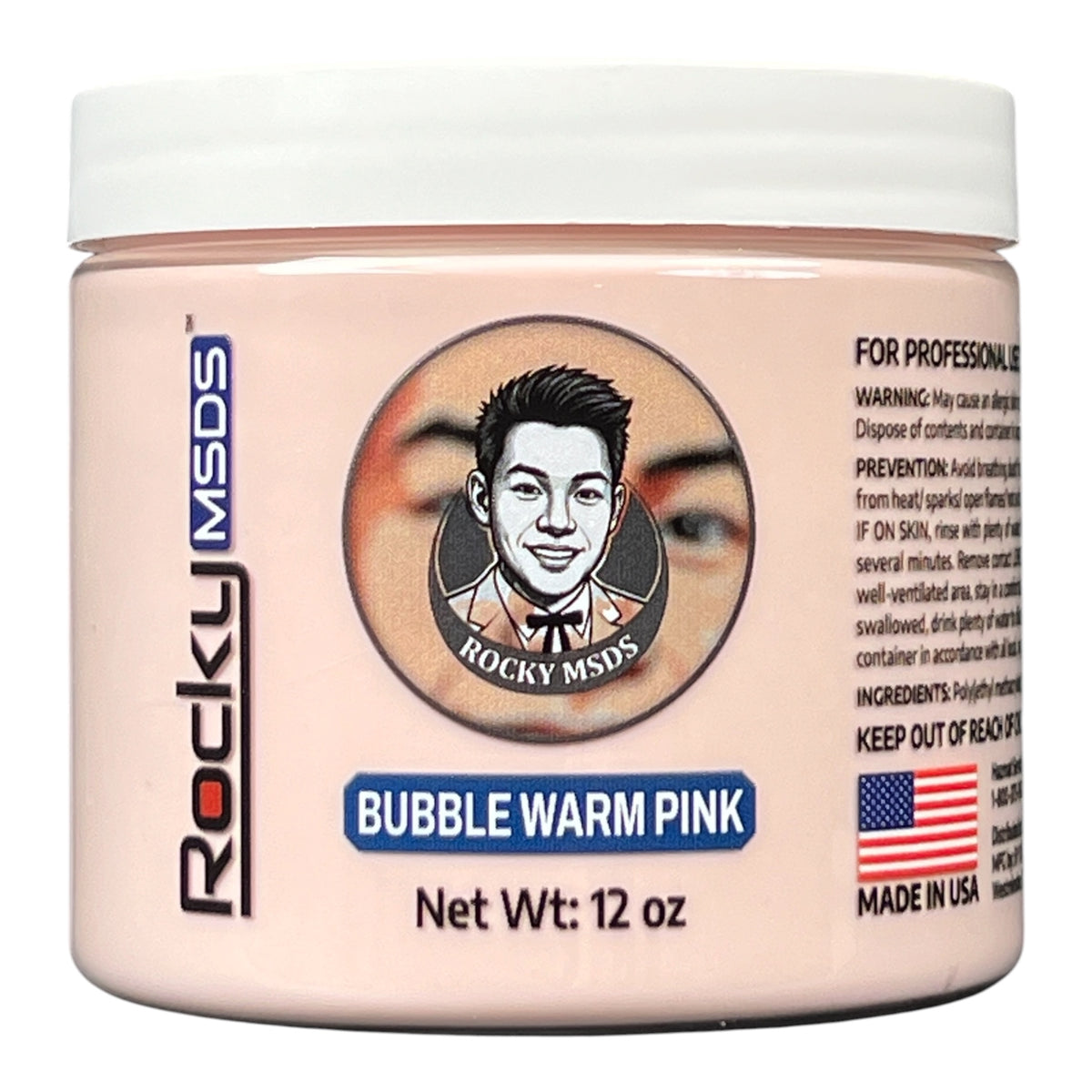 Rocky MDSD Bubble Warm Pink Nail Powder 12 oz