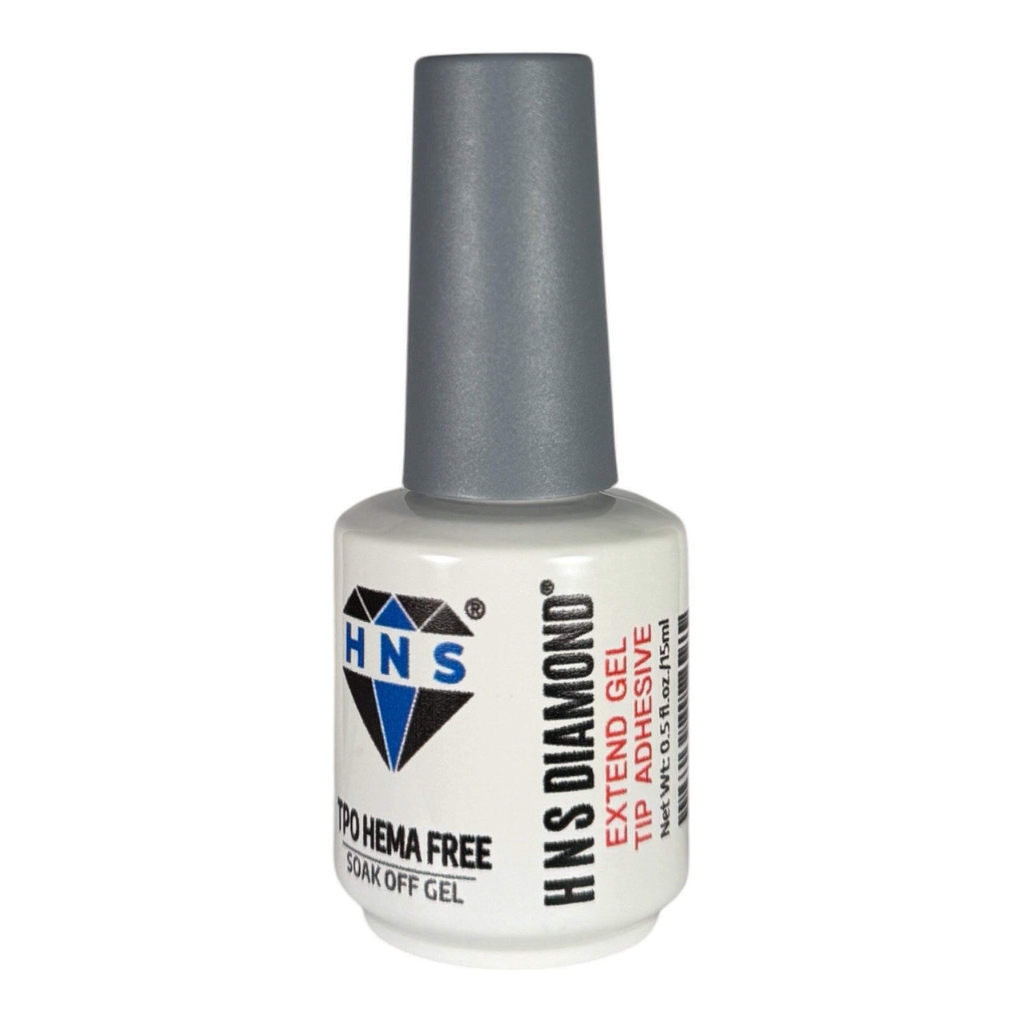 My Store HNS Diamond soak off gel tip adhesive bottle with TPO and HEMA-free formula for professional nail extensions